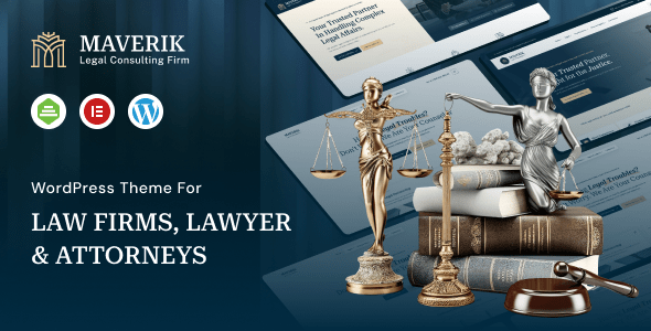 Maverik – Law Firms, Lawyer & Attorneys WordPress Theme