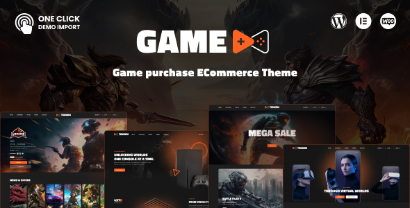 GameX – Game purchase ECommerce Theme