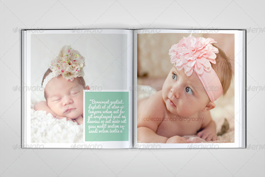 Baby Photo Album, Print Templates GraphicRiver