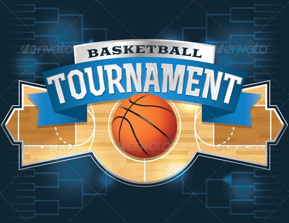 Basketball Tournament Design by enterlinedesign GraphicRiver