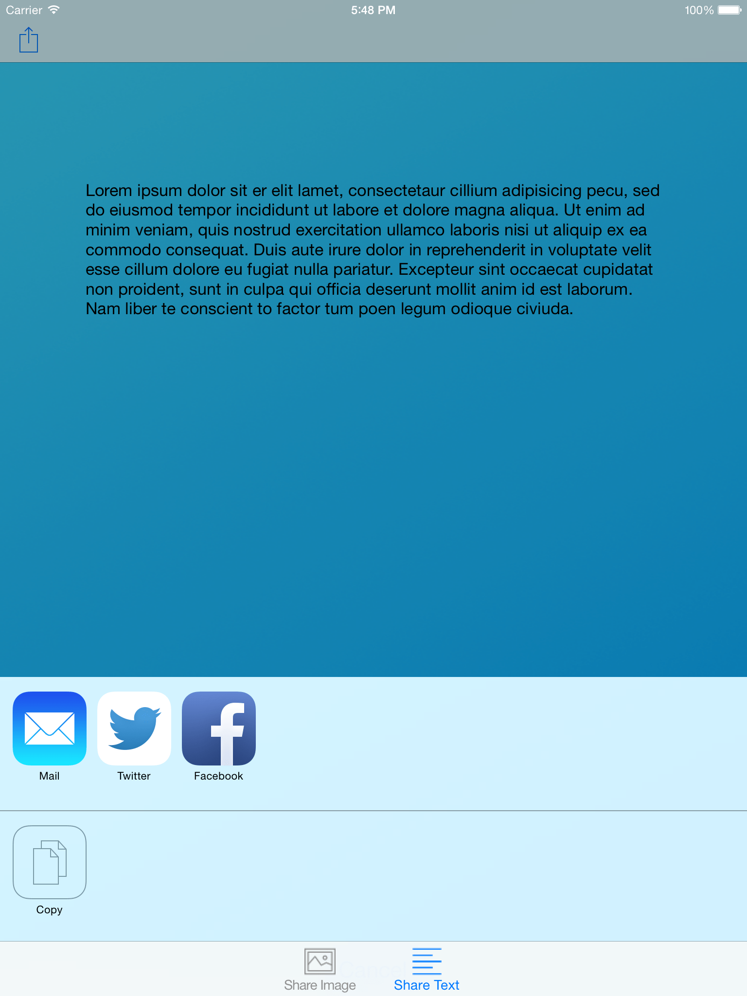 AirDrop & Sharing Image, Text iPhone and iPad Free Download