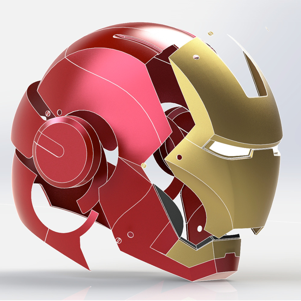 Iron Man Helmet by Taz3Ddesign 3DOcean