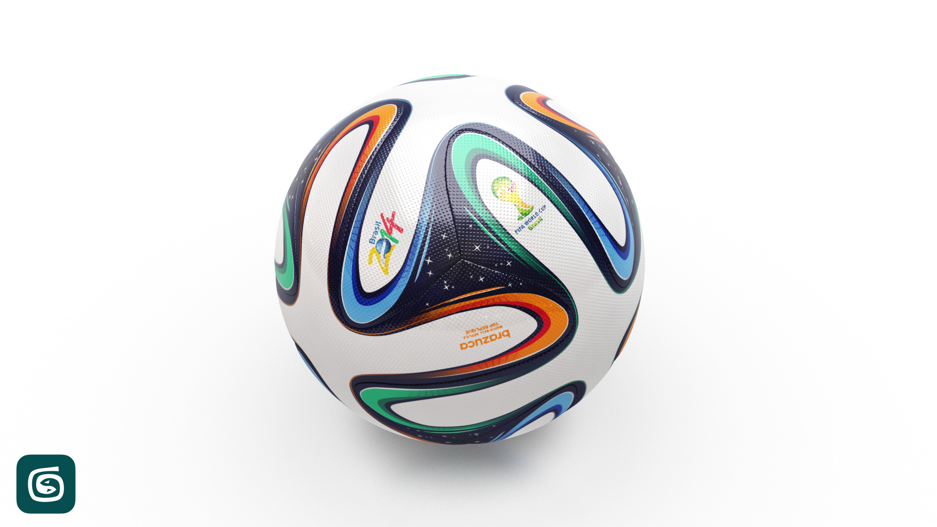 Brazuca Soccer Ball World Cup by bank508 3DOcean
