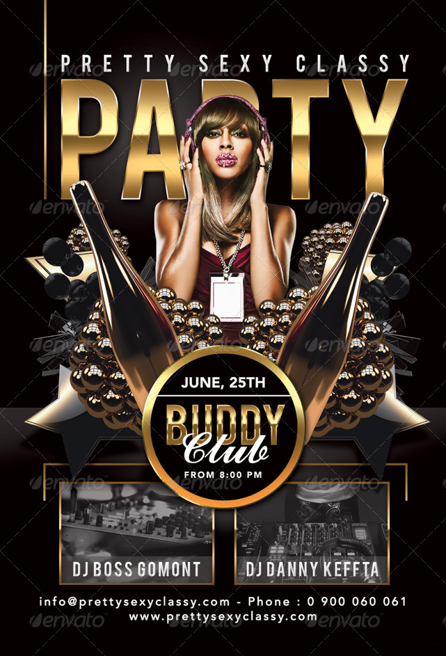 Pretty Sexy Classy Party In Club by n2n44 GraphicRiver