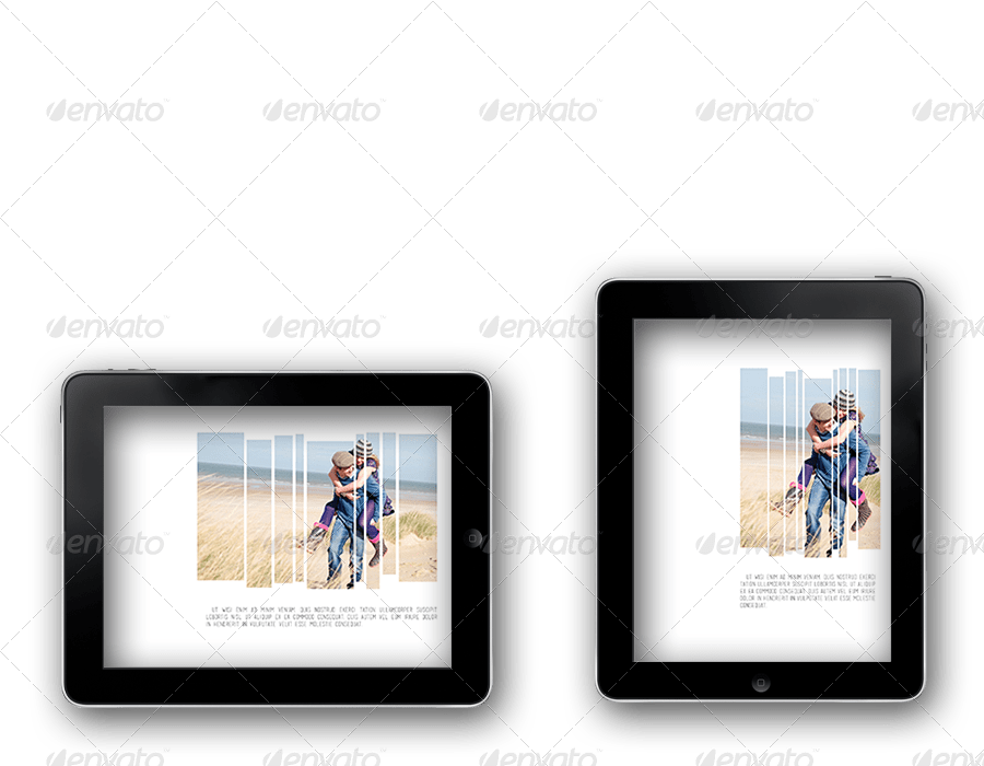 iPad & Tablet Romantic Photo Album by crew55design GraphicRiver
