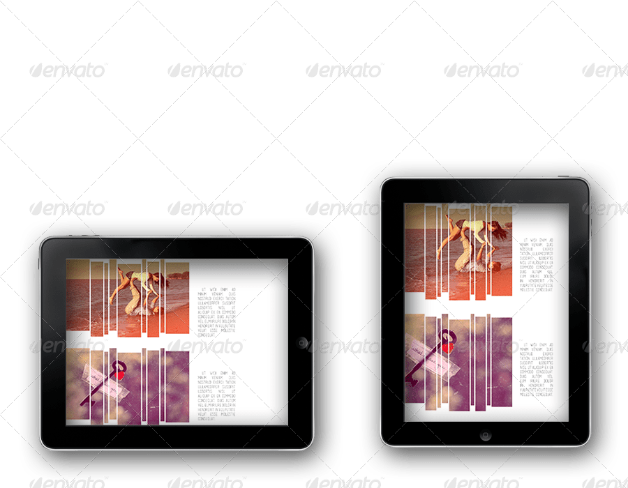 iPad & Tablet Romantic Photo Album by crew55design GraphicRiver