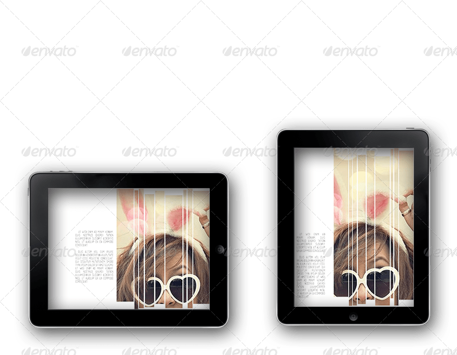 iPad & Tablet Romantic Photo Album by crew55design GraphicRiver