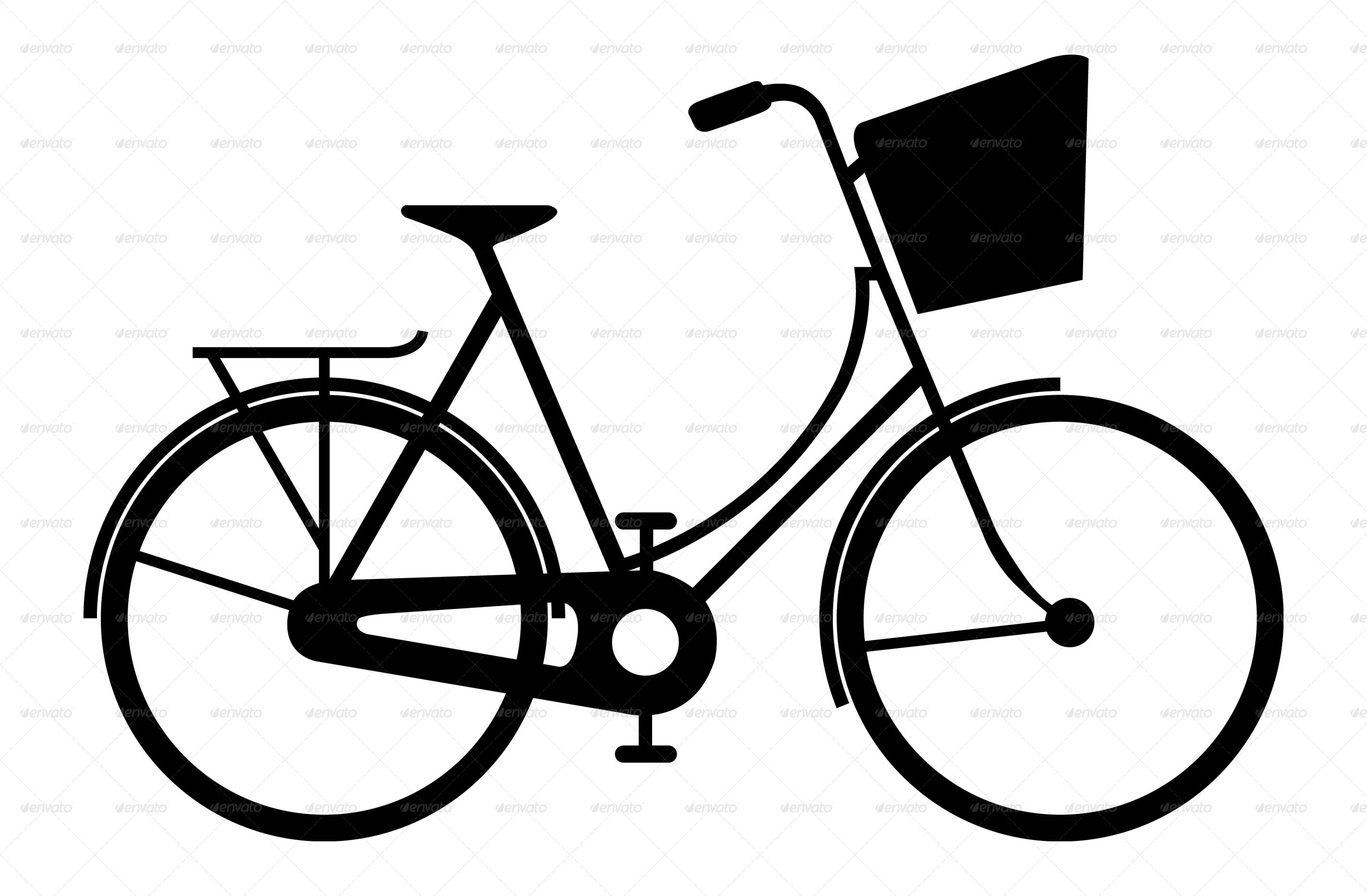 Bicycle Silhouettes by mdshahidullah609 GraphicRiver