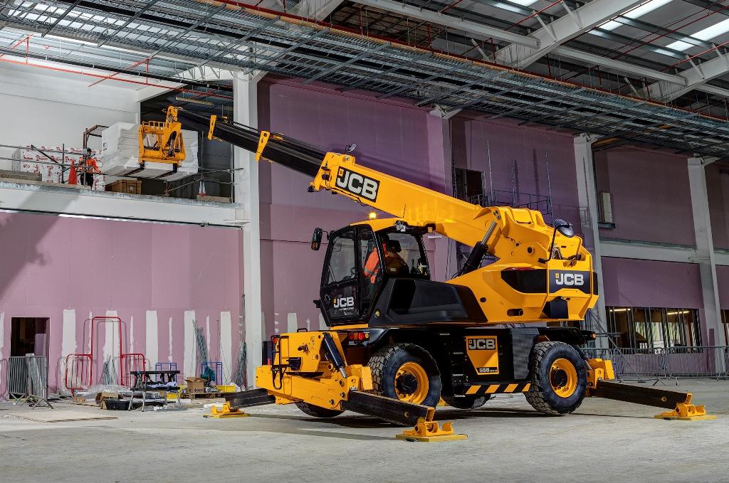 First JCB 360 Degree Telehandler Crane Plus