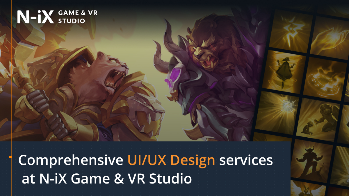 Game UI/UX Design Services NiX Game & VR Studio