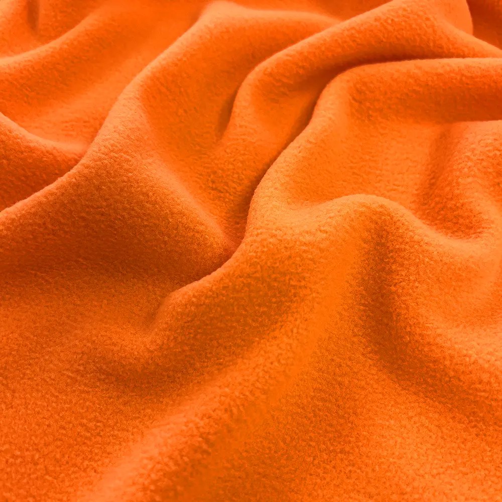 Eco Fleece Orange Fabric Online
