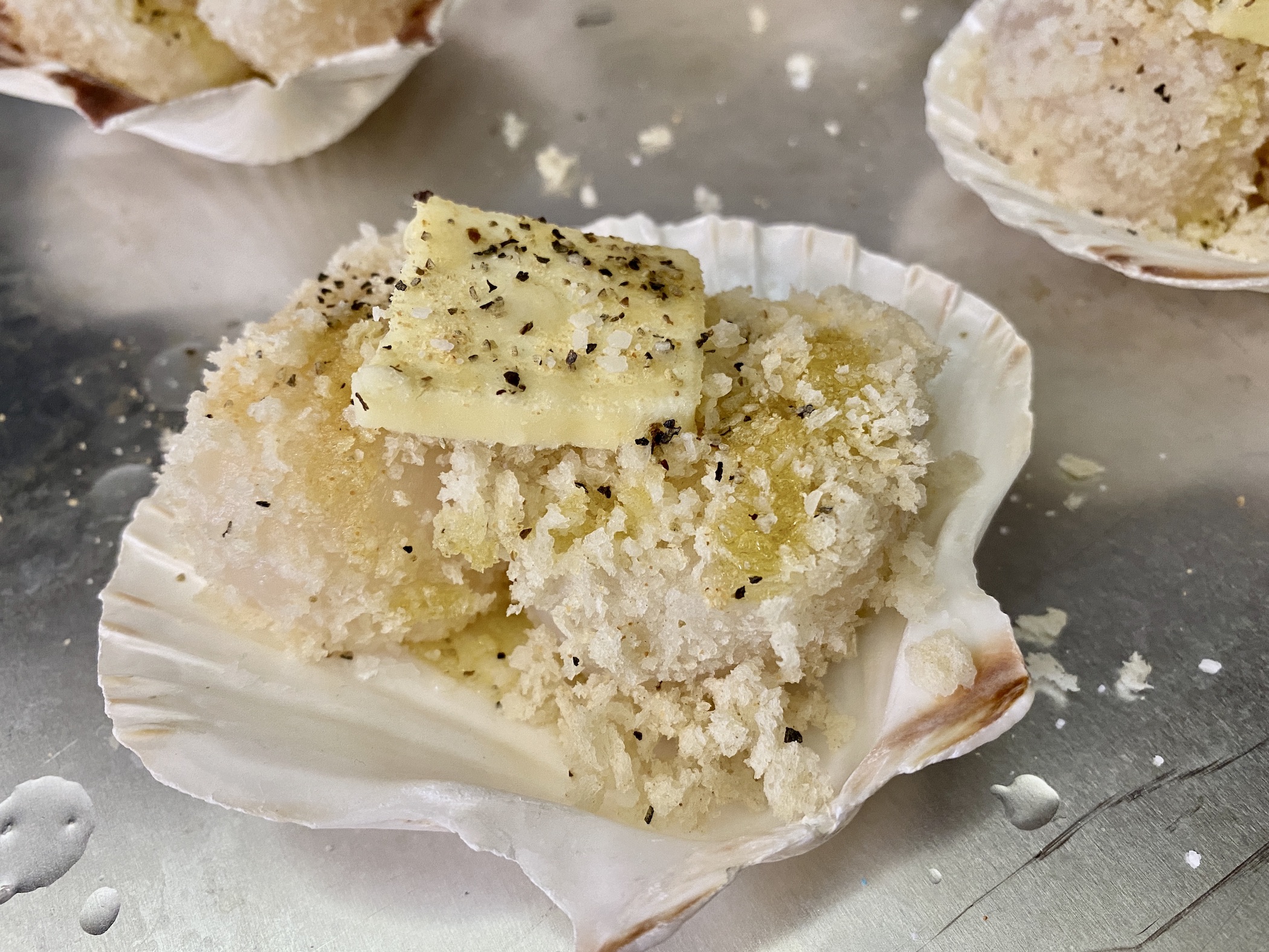 Baked Scallops on the Shell Festival Foods Blog