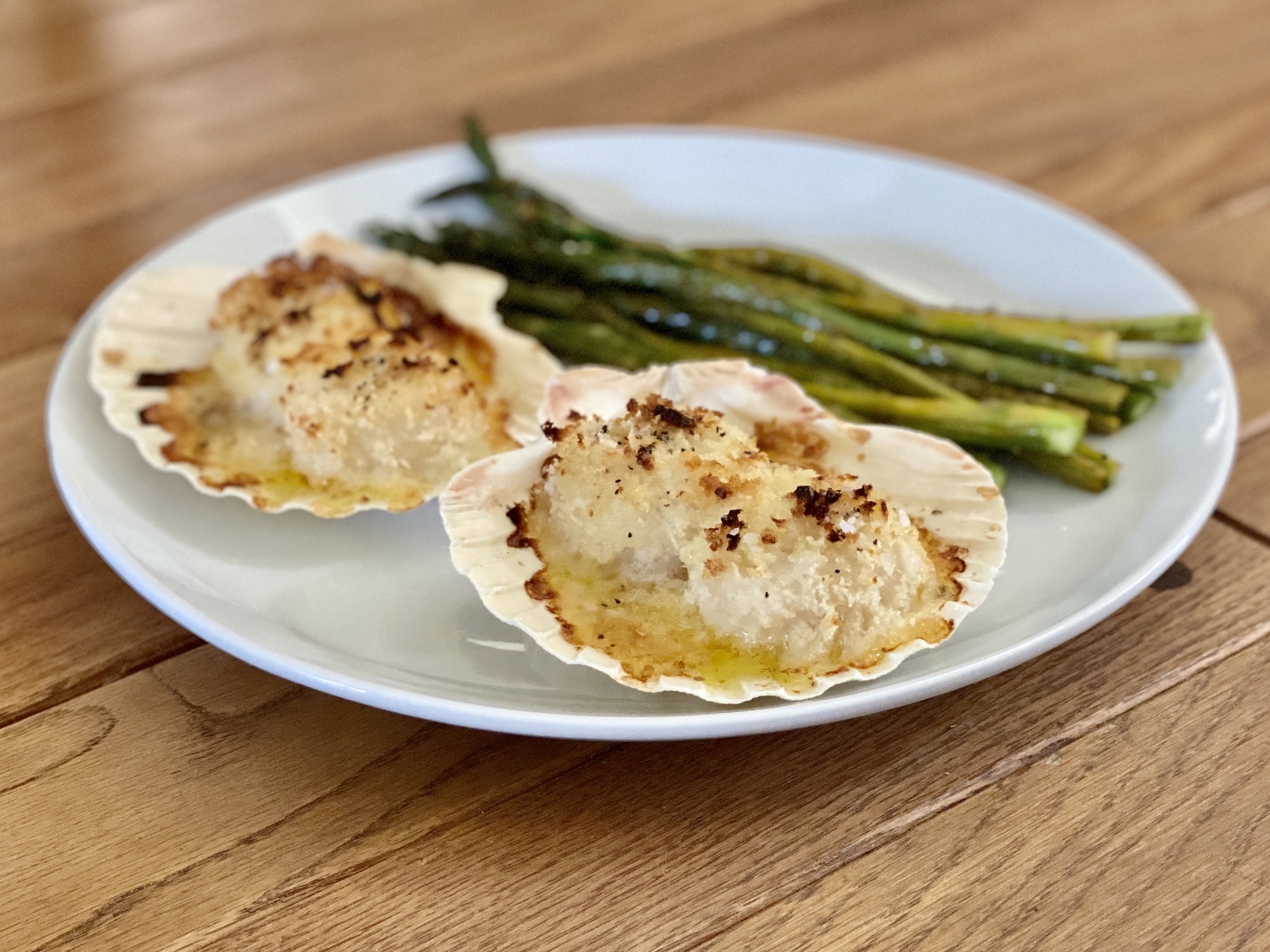 Baked Scallops on the Shell Festival Foods Blog