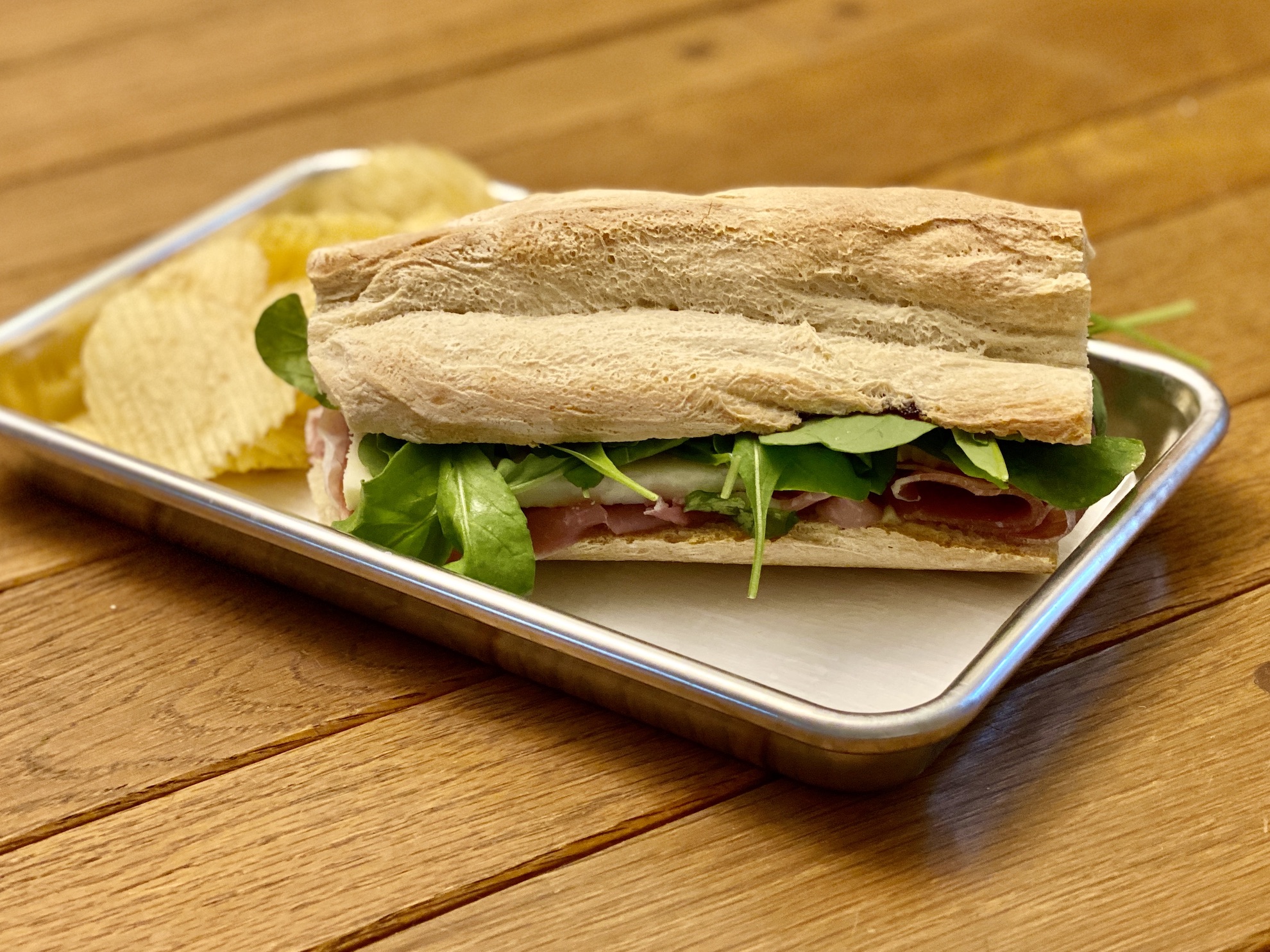 Prosciutto & Arugula Baguette Sandwiches Festival Foods Blog