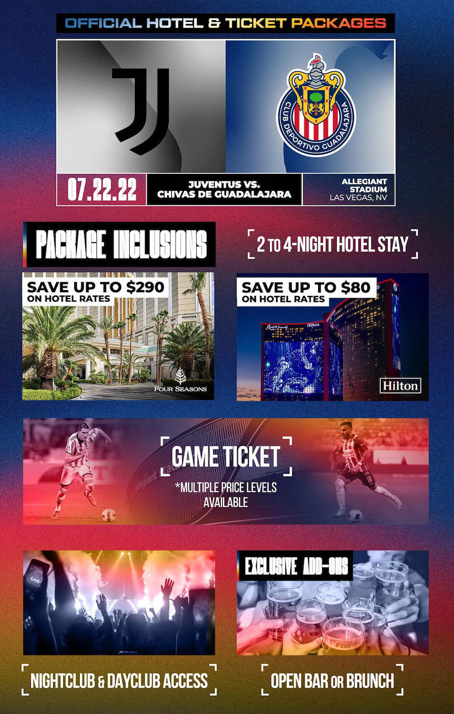 Las Vegas Juventus v Chivas de Guadalajara 2022