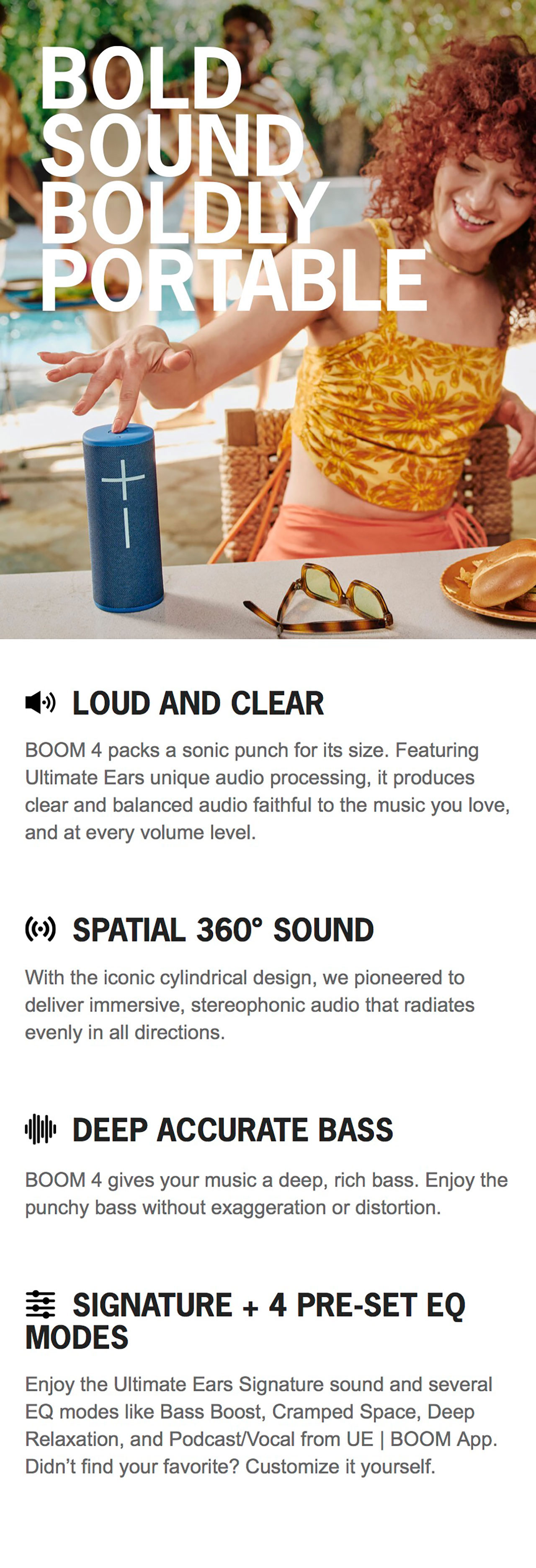 UE BOOM 4 BT SPEAKER 984002012 Gain City Singapore