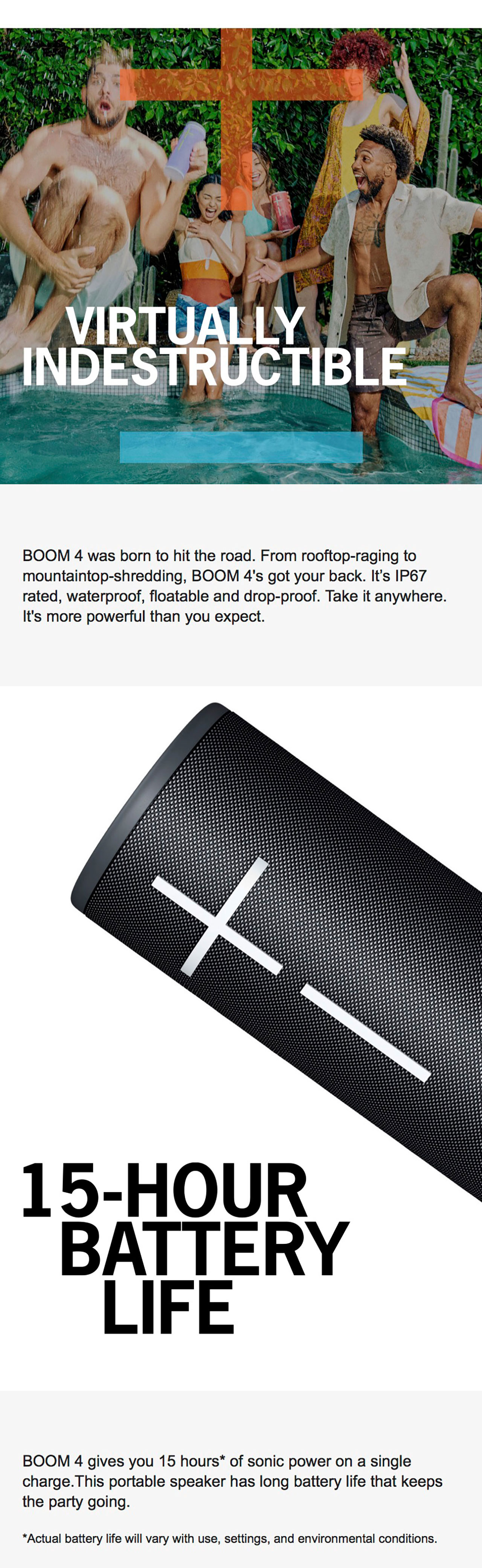 UE BOOM 4 BT SPEAKER 984002012 Gain City Singapore