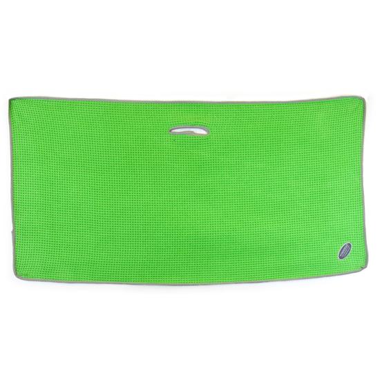 Microfiber Performance Golf Towel Large Neon Green