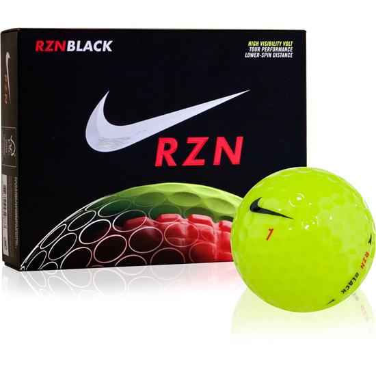 Nike RZN Black Volt Golf Balls