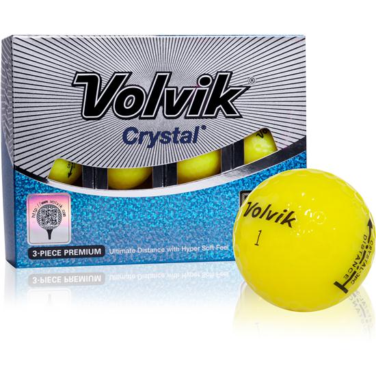 Volvik Crystal 3Piece Golf Balls