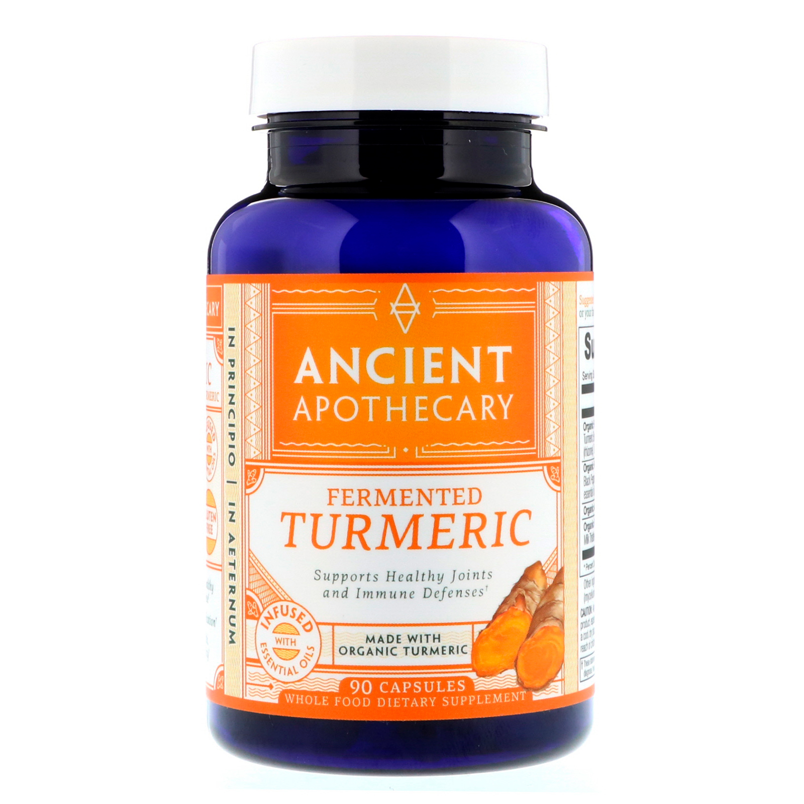 Ancient Apothecary, Fermented Turmeric, 90 Capsules iHerb