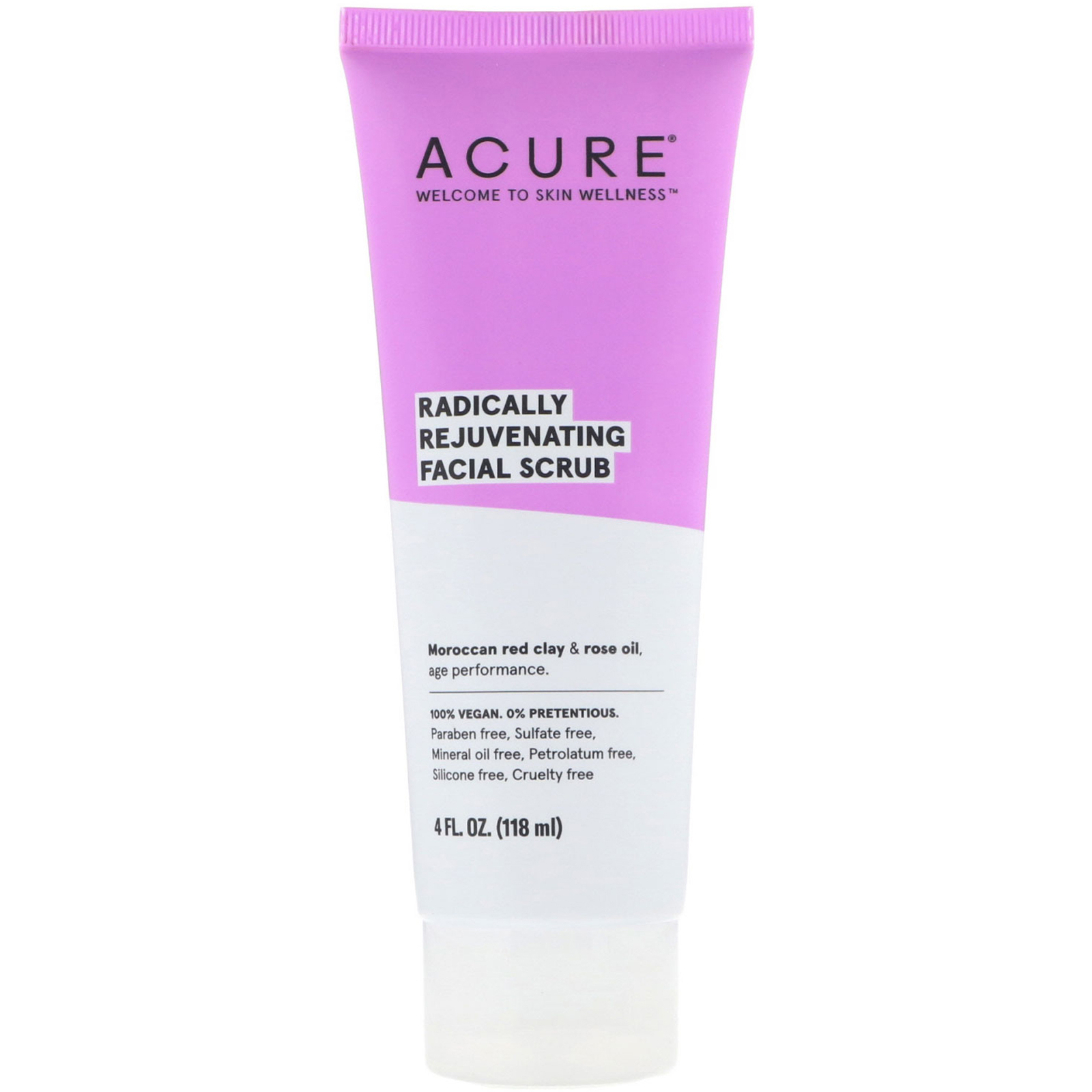 Acure, Radically Rejuvenating Facial Scrub, 4 fl oz (118 ml) iHerb