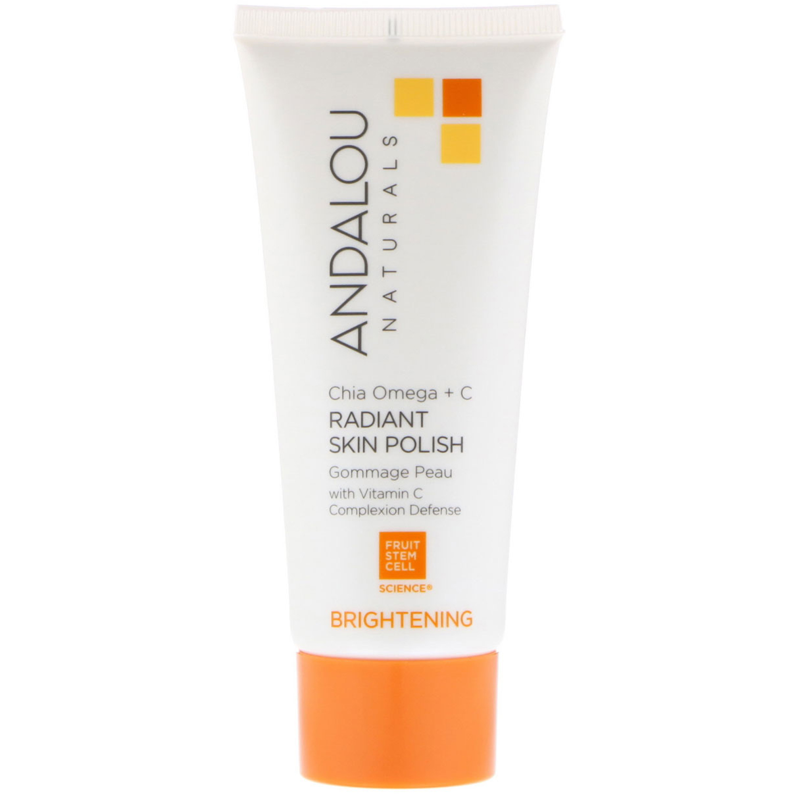 Andalou Naturals, Radiant Skin Polish, Chia + Omega