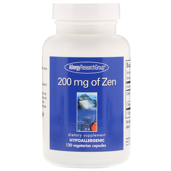 Allergy Research Group, Zen, 200 mg, 120 Vegetarian Capsules iHerb