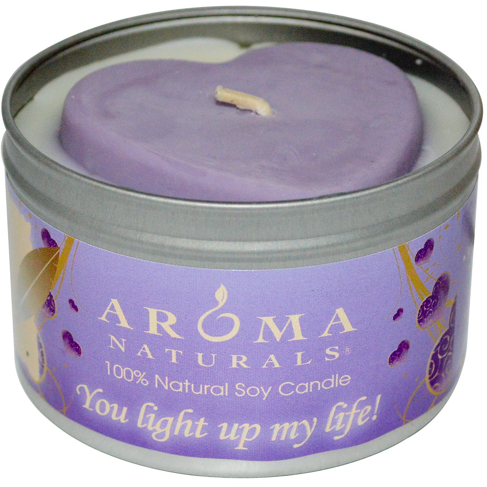 Aroma Naturals, 100 Natural Soy Candle, You Light Up My Life!, 6.5 oz