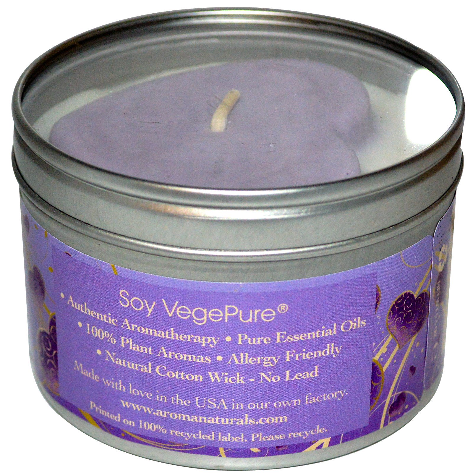 Aroma Naturals, 100 Natural Soy Candle, You Light Up My Life!, 6.5 oz