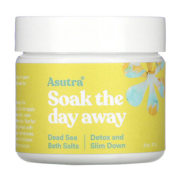 Asutra, Soak The Day Away, Dead Sea Bath Salts, Detox and Slim Down, 2