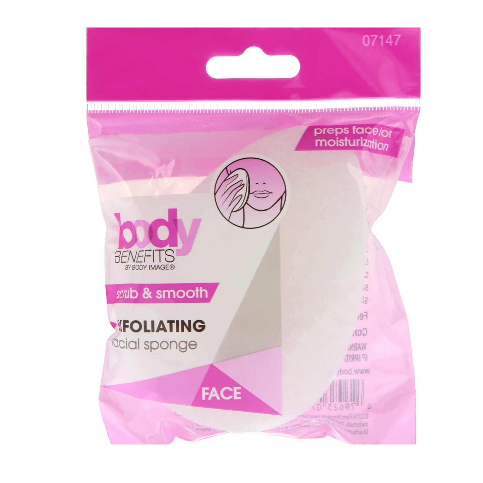 Body Benefits, By Body Image, Exfoliating Facial Sponge, 1 Sponge iHerb