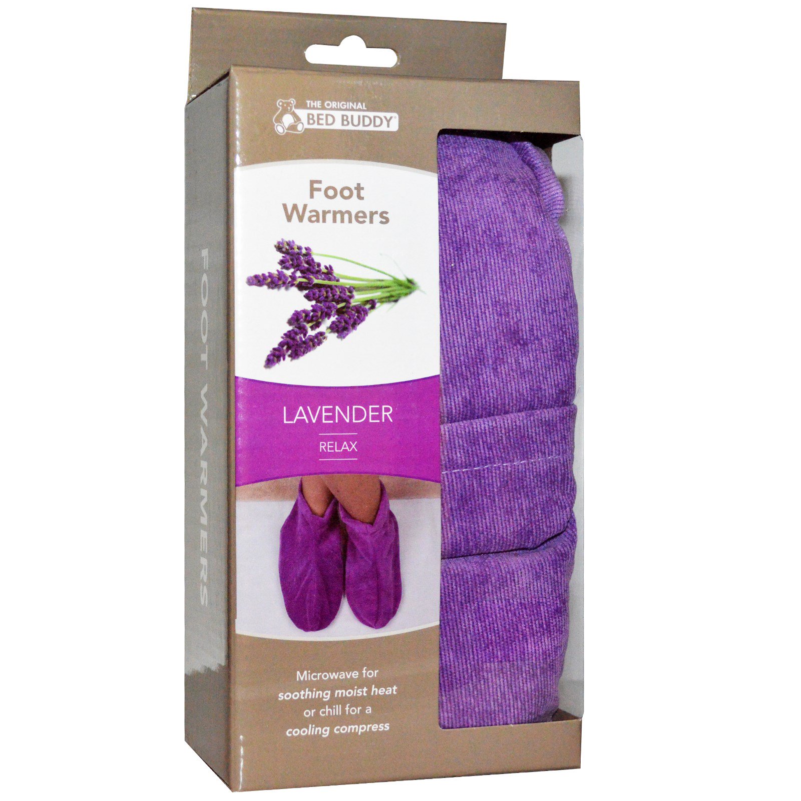 Bed Buddy, Foot Warmers, Lavender, 1 Pair iHerb