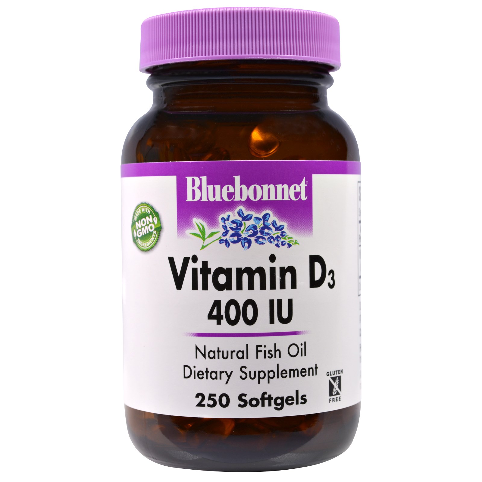Nutrition, Vitamin D3, 400 IU, 250 Softgels iHerb