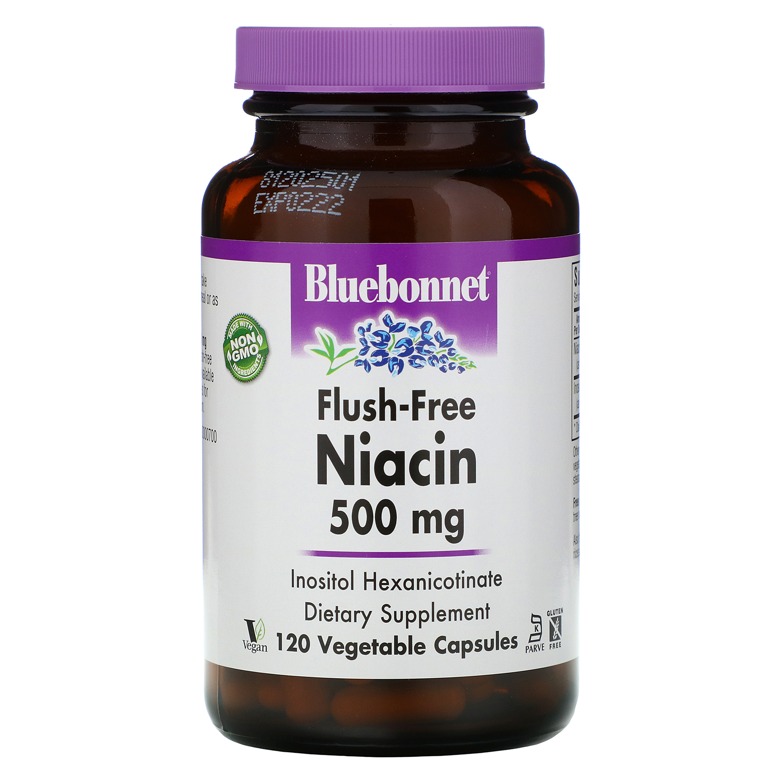 Nutrition, FlushFree Niacin, 500 mg, 120 Vegetable Capsules