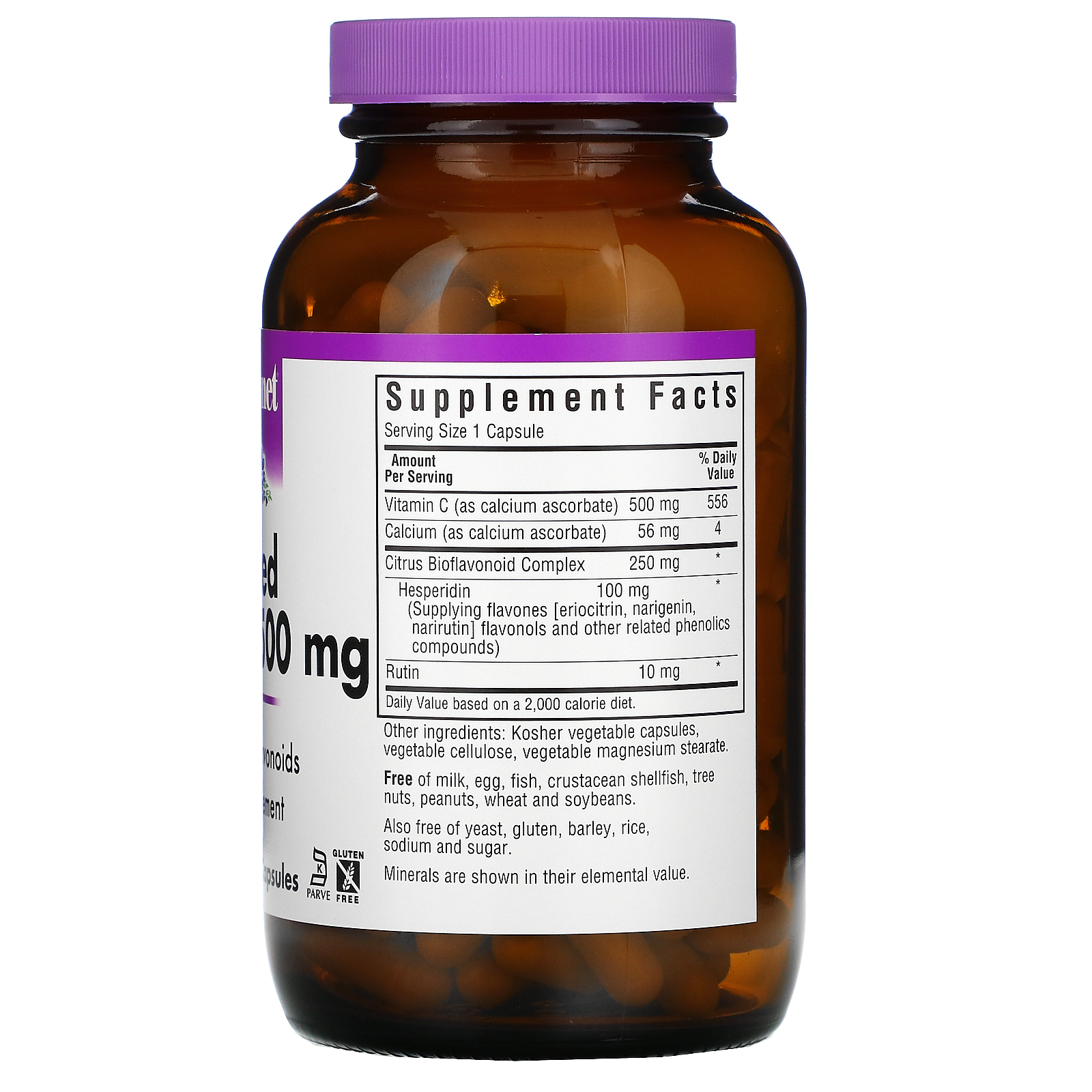 Nutrition, Buffered Vitamin C, 500 mg, 180 Vegetable