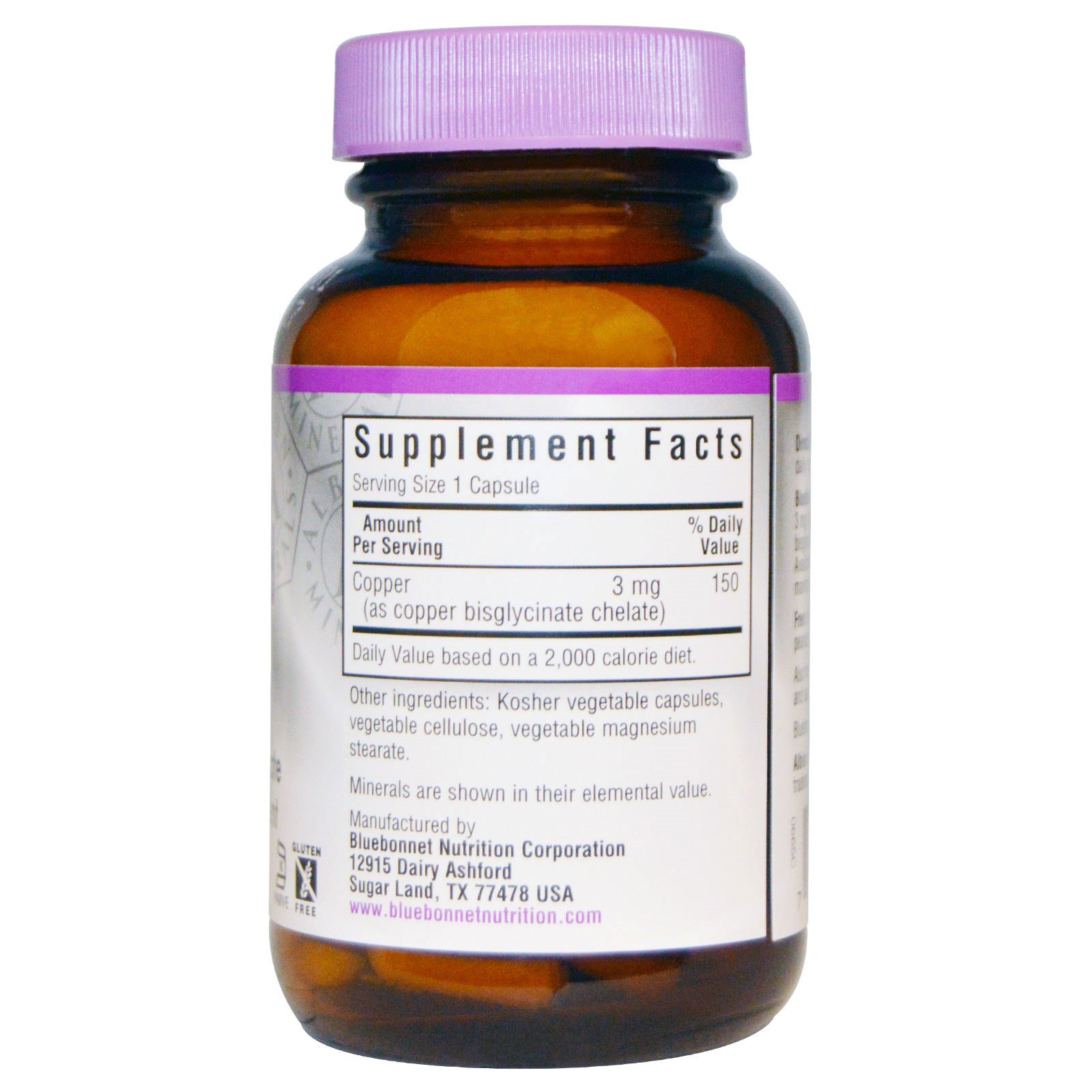 Nutrition, Chelated Copper, 90 Vcaps iHerb