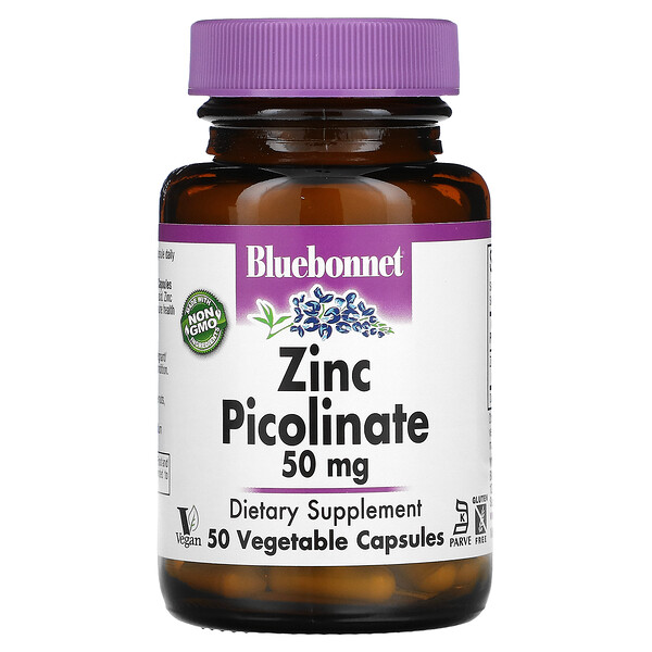 Nutrition, Zinc Picolinate, 50 mg, 50 Vegetable Capsules iHerb