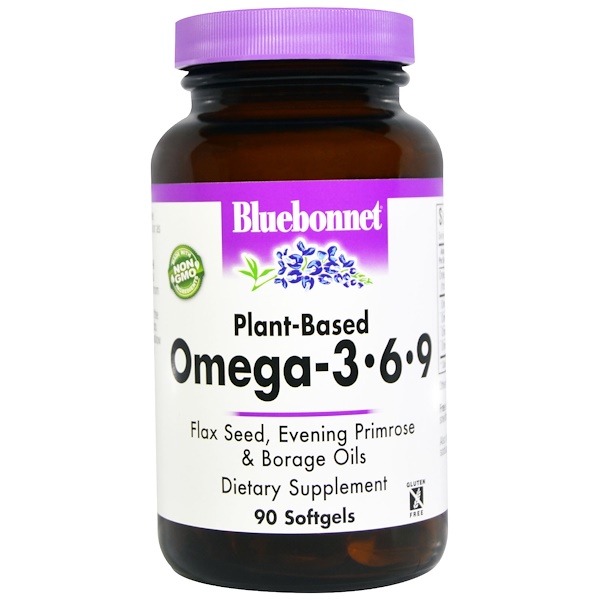 Nutrition, PlantBased Omega369, 90 Softgels iHerb