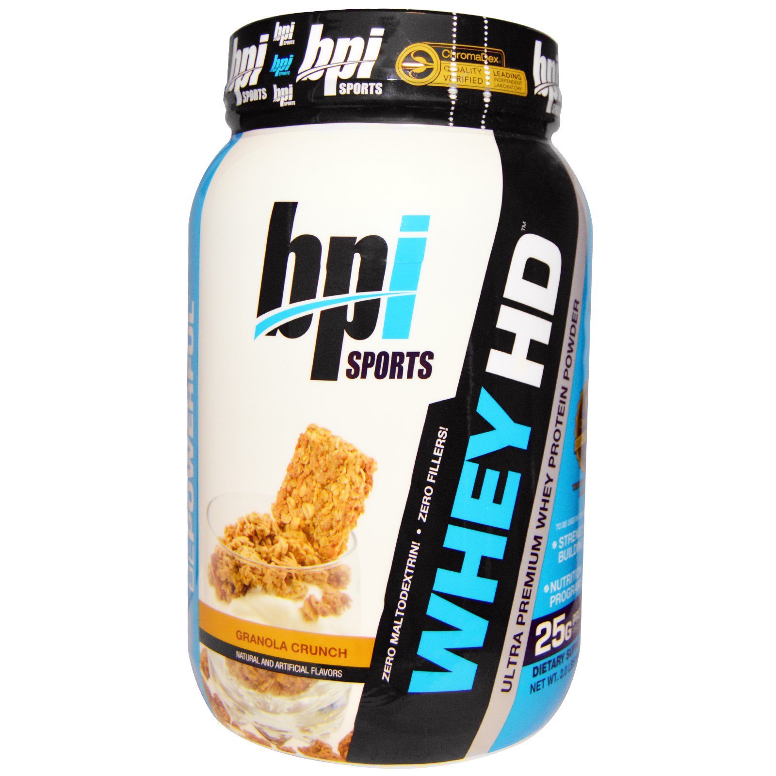 BPI Sports, Whey HD, Ultra Premium Whey Protein Powder, Granola Crunch