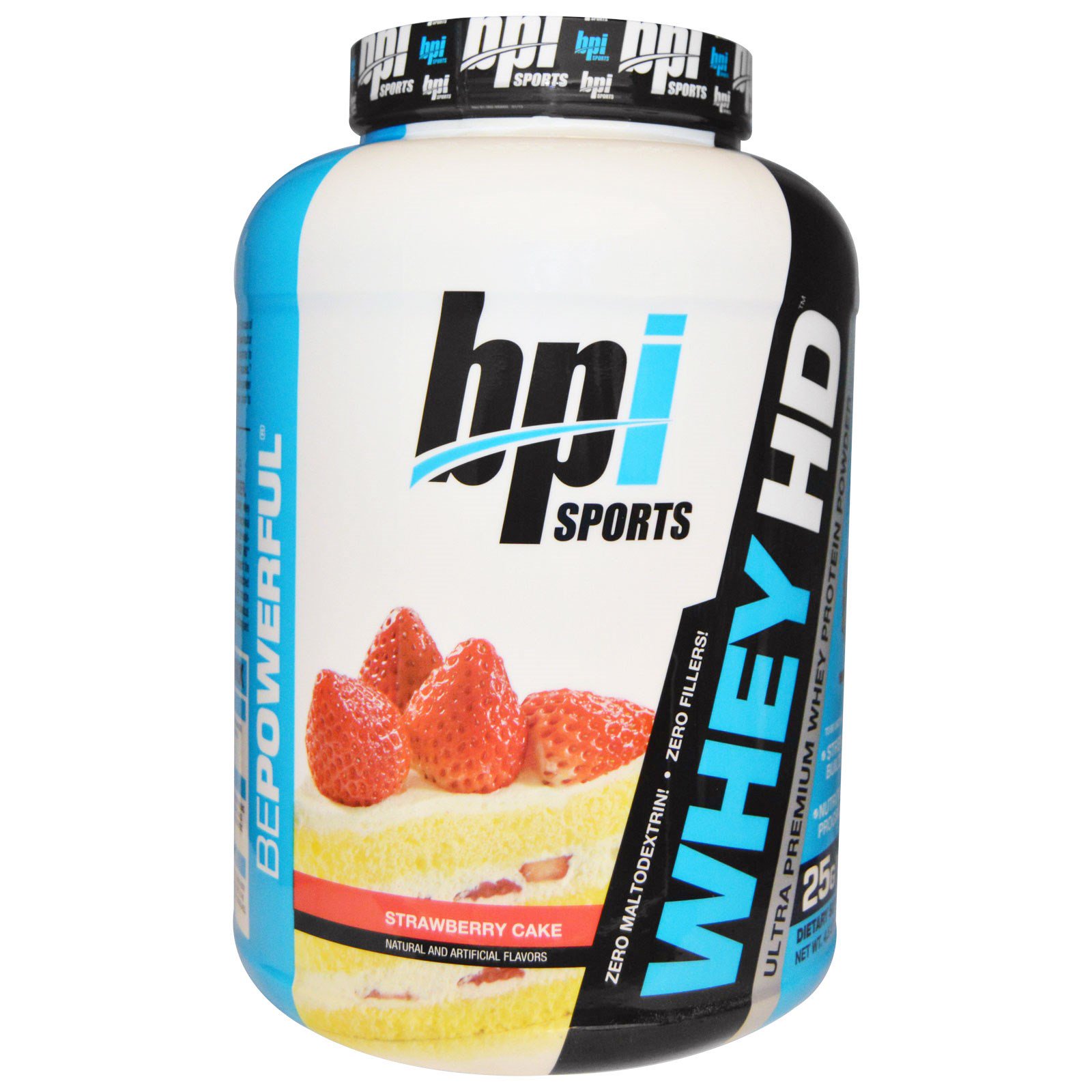 BPI Sports, Whey HD, Ultra Premium Whey Protein Powder, Strawberry Cake