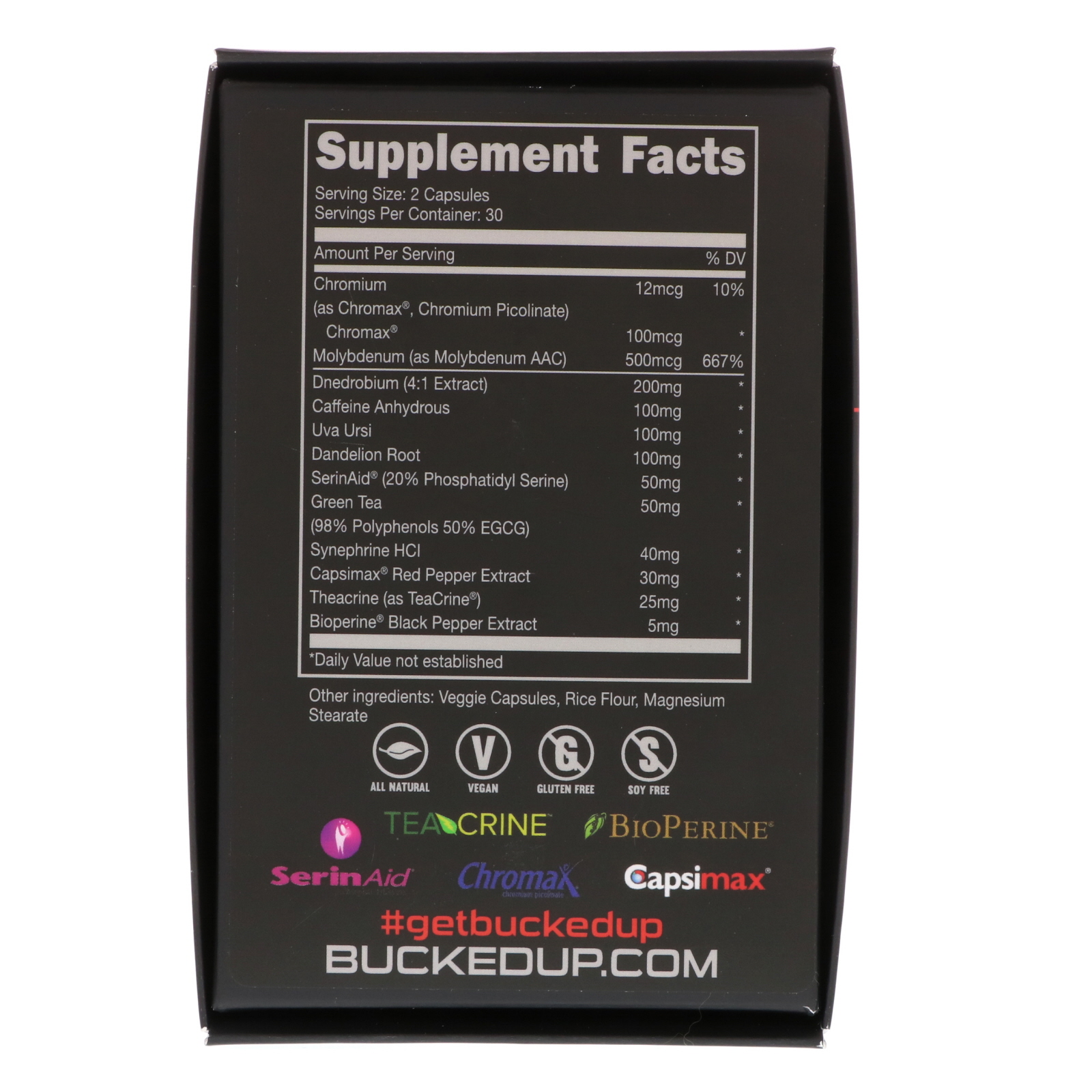 Bucked Up, Heat, Fat Burner, 60 Capsules iHerb