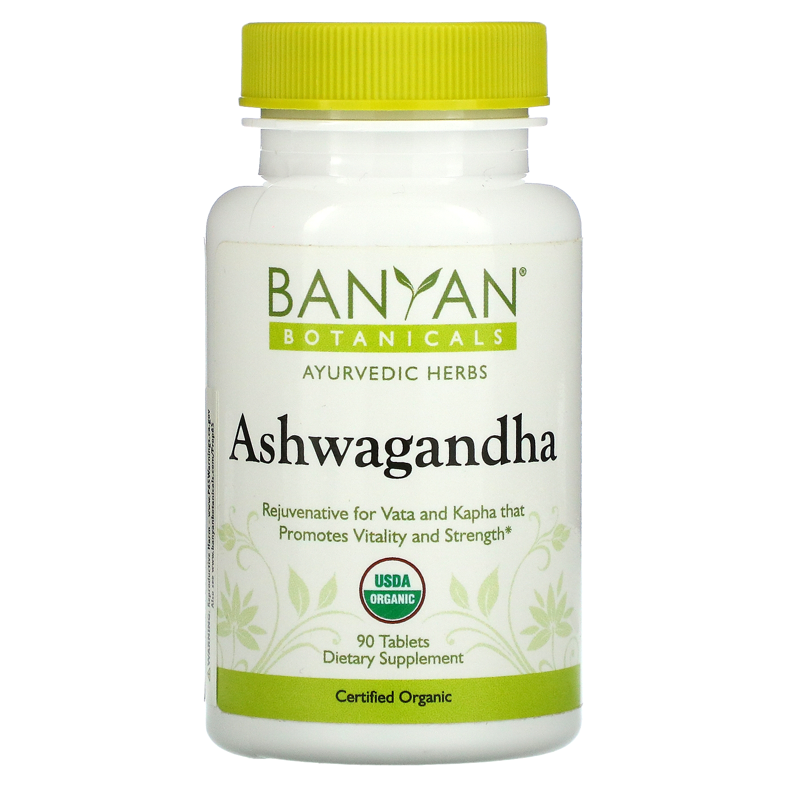 Banyan Botanicals, Ashwagandha, 90 Tablets