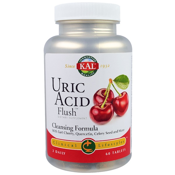KAL, Uric Acid Flush, 60 Tablets iHerb