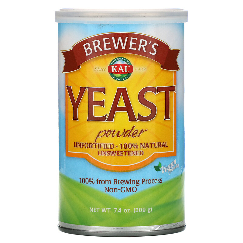 KAL, Brewer's Yeast Powder, Unsweetened, 7.4 oz (209 g) iHerb