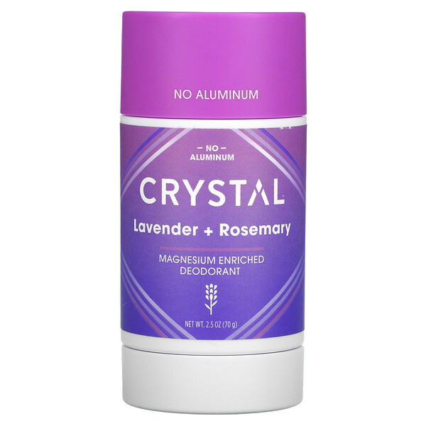 Crystal Body Deodorant, Magnesium Enriched Deodorant, Lavender