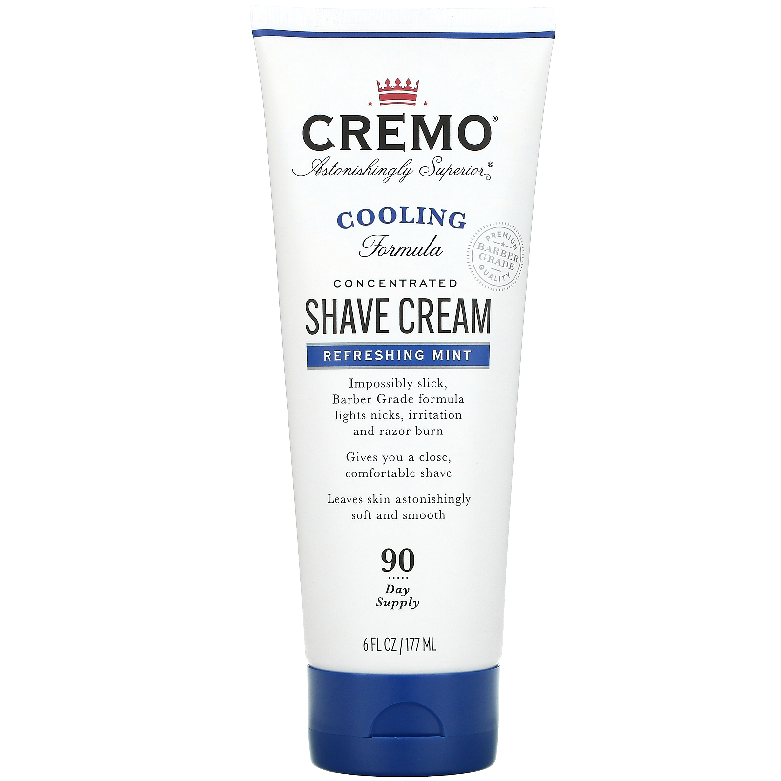 Cremo, Concentrated Shave Cream, Refreshing Mint, 6 fl oz (177 ml) iHerb
