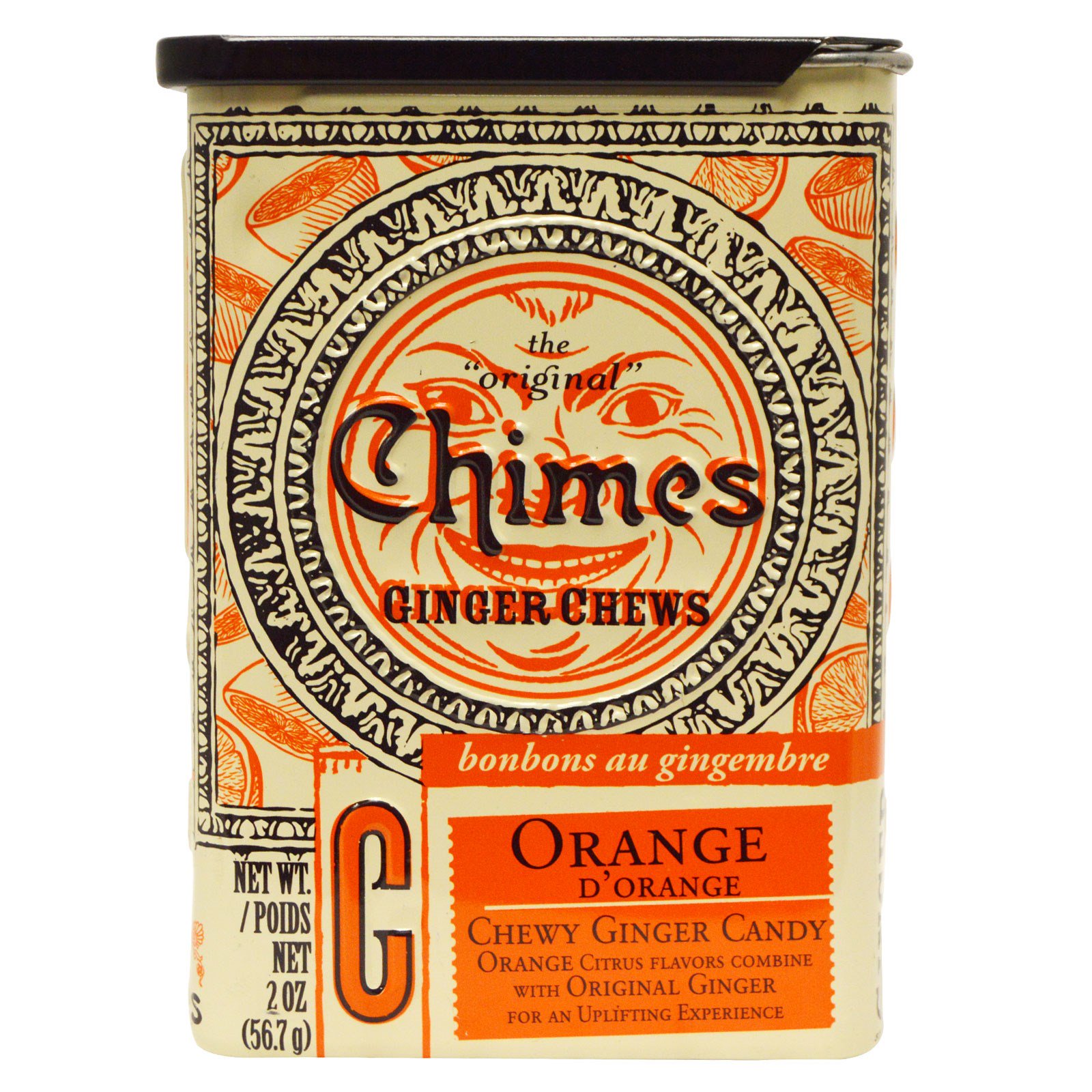 Chimes, Ginger Chews, Orange, 2 oz (56.7 g) iHerb