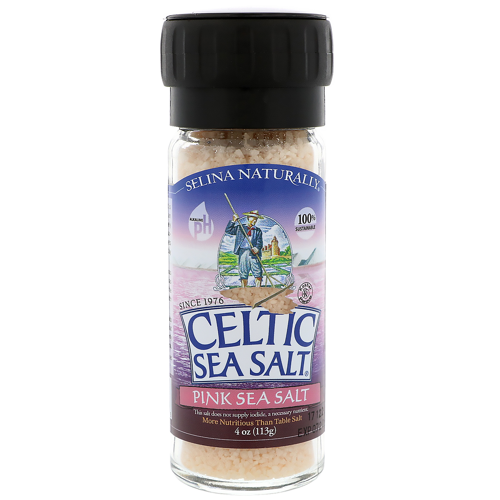 Celtic Sea Salt, Pink Sea Salt, 4 oz (113 g) iHerb