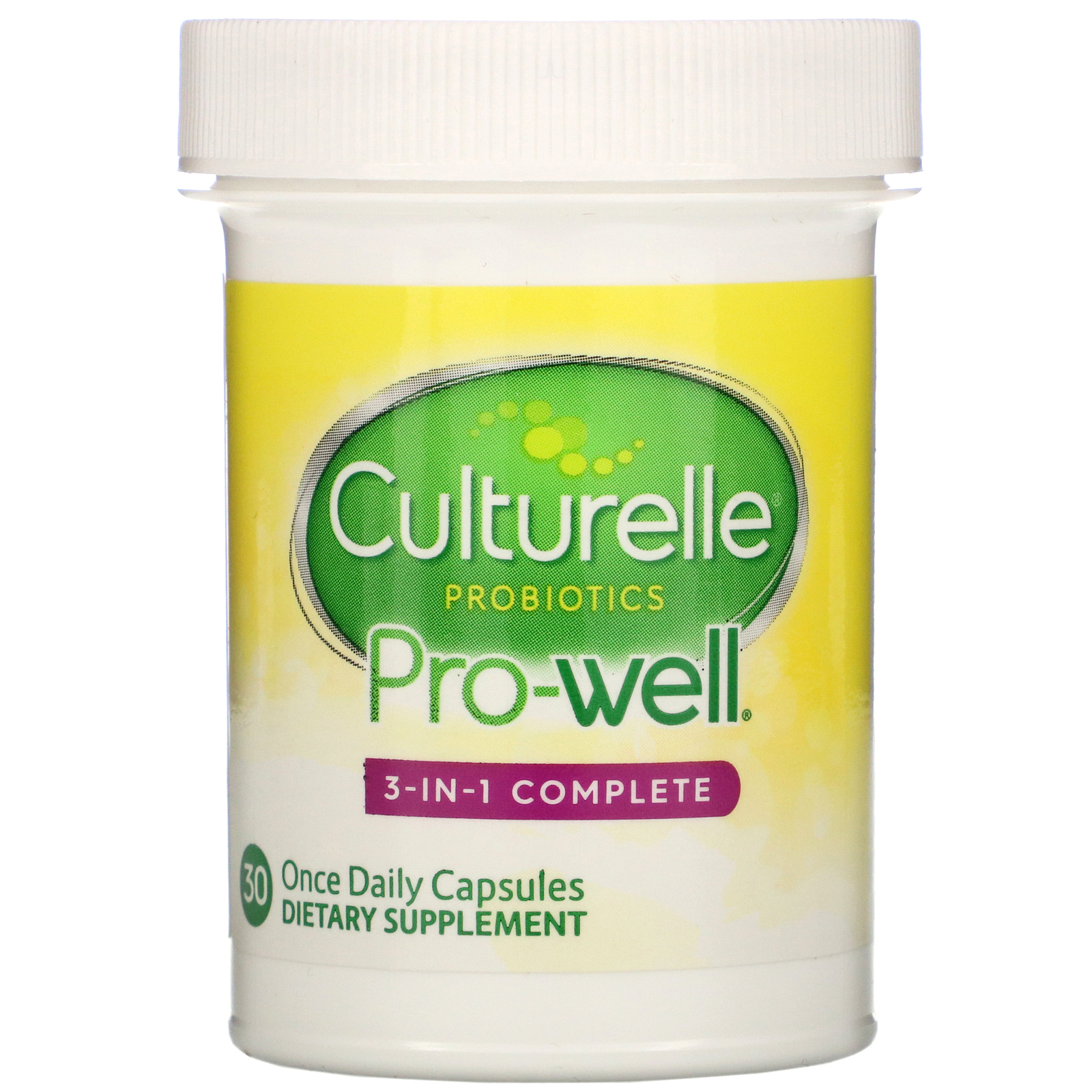 Culturelle, Probiotics, ProWell, 3In1 Complete, 30 Once Daily Capsules iHerb